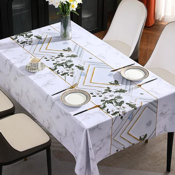 Mantel Para Comedor Impermeable Decorativo Diseños 220x140cm