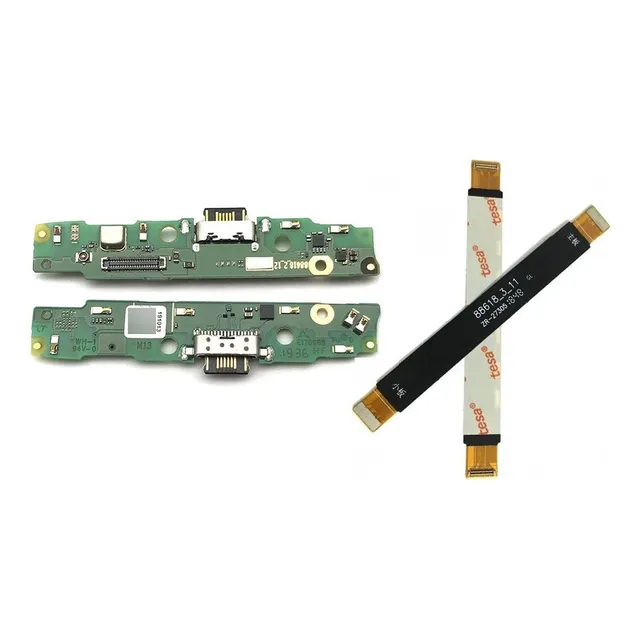 Placa De Carga + Cabo Flex Sub Lcd Moto G7 Power Xt1955-1