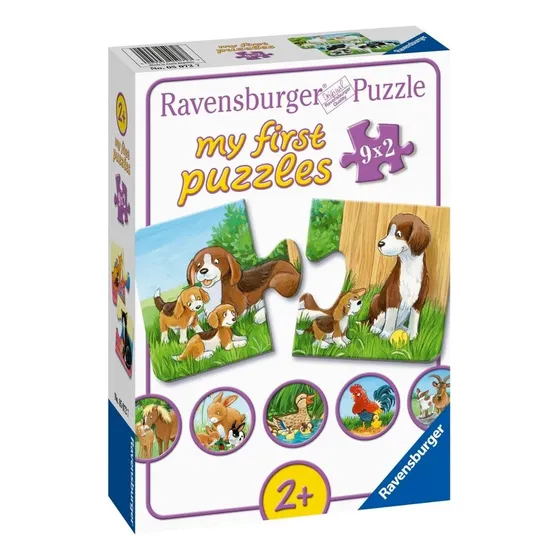 Rompecabezas Mi Primer Puzzle 9x2 Piezas De La Granja
