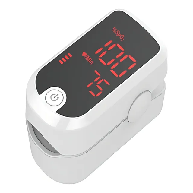 Oxímetro de pulso para dedo Homecare INH01 blanco Dr.O2