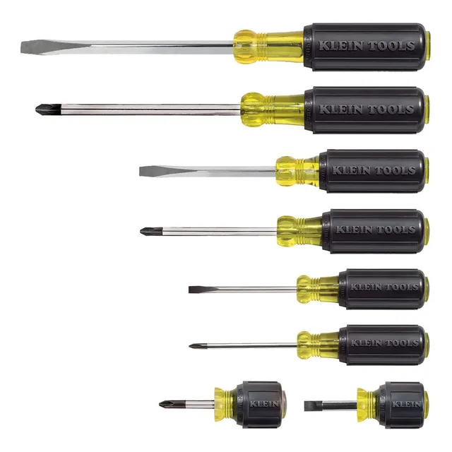Juego De 8 Desarmadores Mango Acojinado 85078 Klein Tools