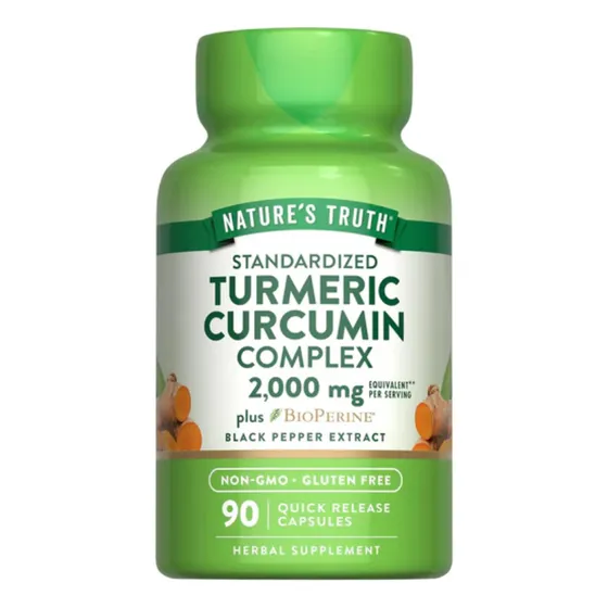 Nature's Truth Cúrcuma Con Bioperine Pimienta Negra, 90 Cáp