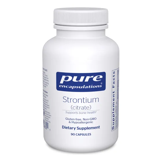 Suplemento Pure Encapsulations De Estroncio (citrato) 90 Cáp
