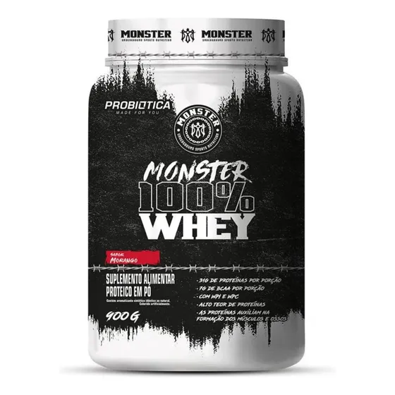 100% Whey Isolado E Concentrado - Probiótica Linha Monster