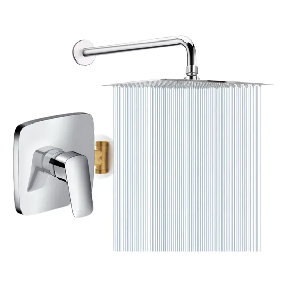 Kit De Duchas Para Baños Con Su Llave Monomando Y Tubo