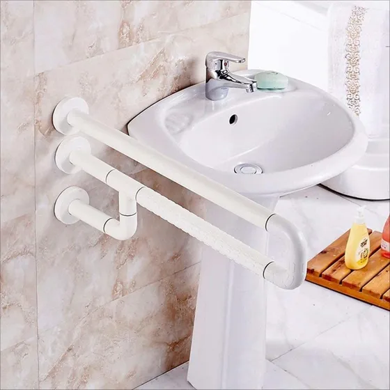 Handiya Barandilla Baño Seguridad Almohada Wc Mango Barra