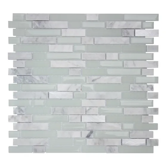 15 X Malla Mosaico Decorativa Cenefa Marmol Latitude