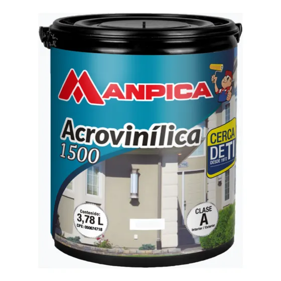 Pintura Caucho Galon Olivo Acrovinilica Manpica