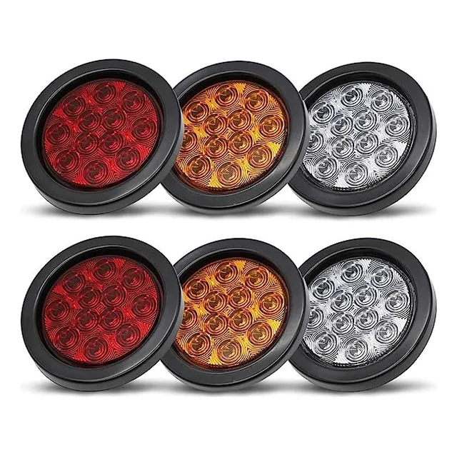 Foco Led 4 Pulgadas Multivoltaje Redondo Camion-ramplas 