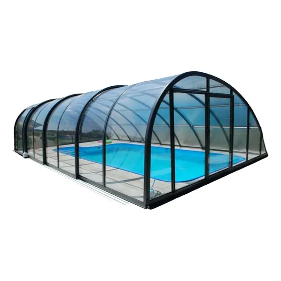 Cerramiento Para Piscinas En Pvc, Estructura Caño/madera