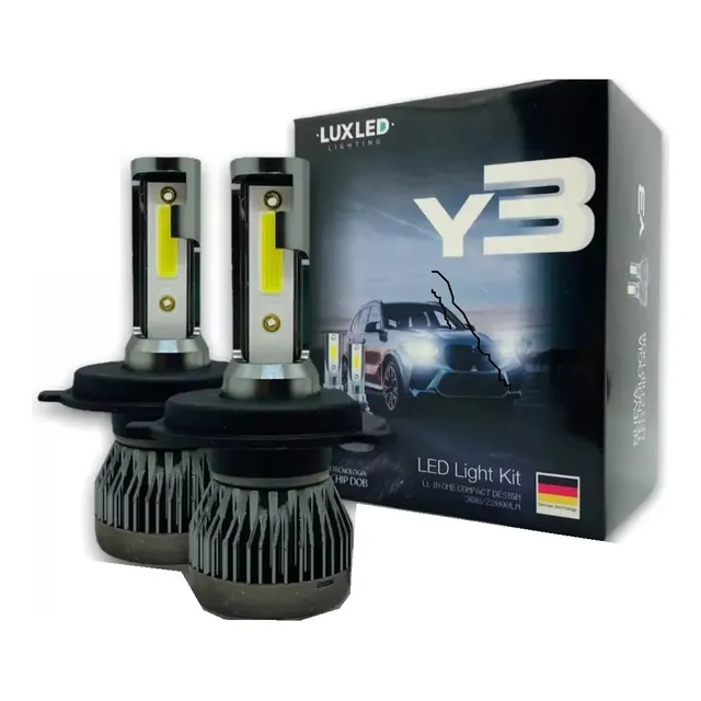 Kit Luces Led Cree H4 Alta Y Baja Fiat Punto Mobi Fiorino 