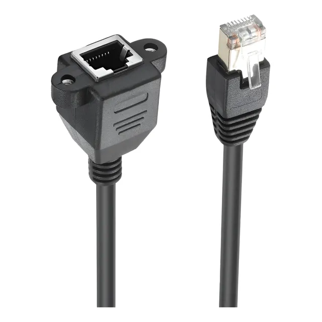 Cable De Extensión Rj45 Macho A Hembra 1m