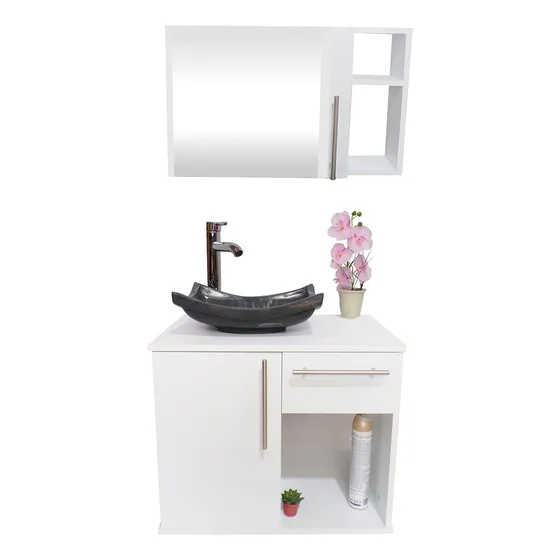 Gabinete Para Baño Con Monomando Y Lavamanos + Botiquin
