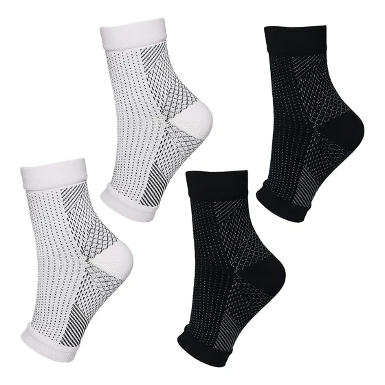 4 Pares Deportivas Calcetines Compresion Fascitis Plantar