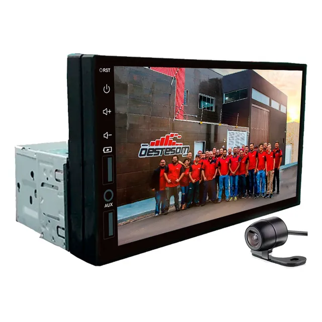 Central Multimídia Mp5 Player 7 Pol 1 Din Chevrolet Corsa