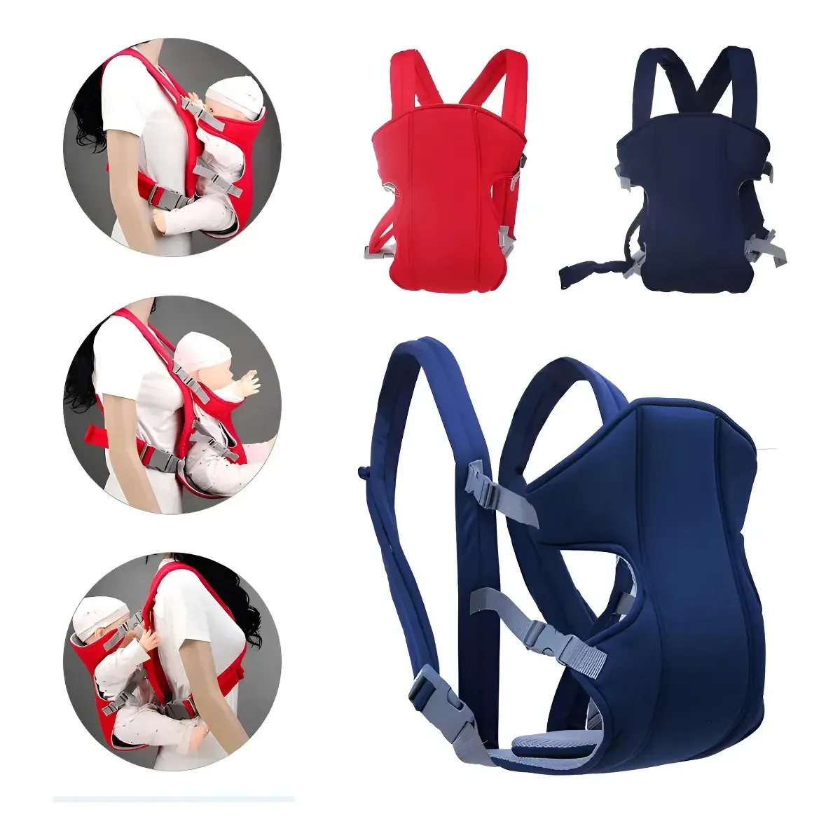 Canguru ergonomico para bebe conforto e seguranca no passeio cor preto