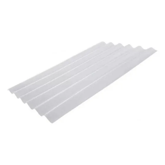 Kit Com 5 Telhas Policarbonato 183cm X 110cm Onda Alta Ciwt