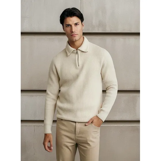Sweater Abrigador Ivory Caballero D.e.e.p Selection