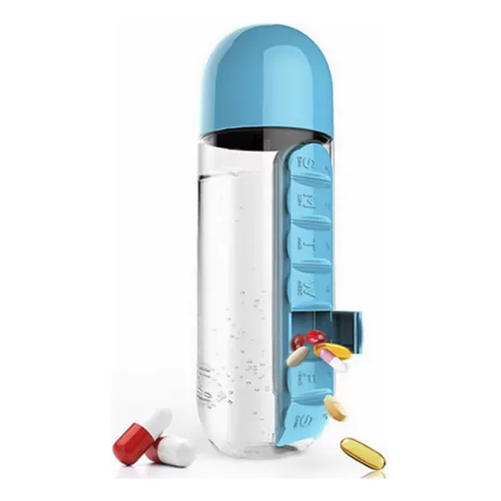 Pastillero + Botellla De Agua