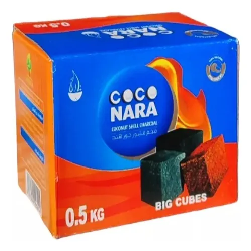Coco Nara Big Cube Carbones 0.5kg - 36 Cubos