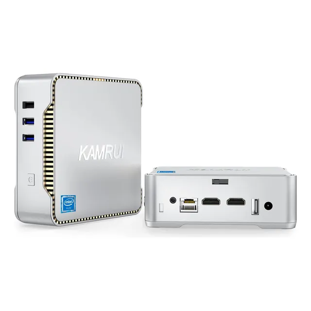 Mini Pc Kamrui Gk3pro 12gb Ram 256gb M.2 Sata Ssd, Celeron