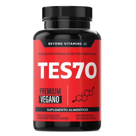 TESTO Vitaminas Para Hombres | Completo Con 10 Ingredientes | Maca Negra, Fenogreco, Creatina, Arginina, Cúrcuma (curcumina), Zinc Y Más | Precursor Natural | Testosterona - Testosterone - 180 Cápsula