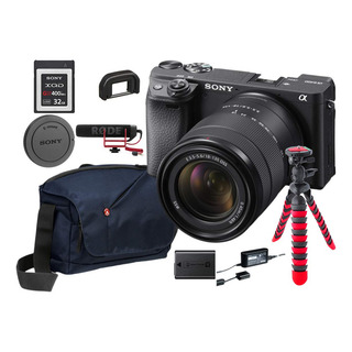 Cámara Sony Alpha A6400 Con Accesorios Y Trípode Cámara Sony Alpha A6400 Con Accesorios Y Trípode