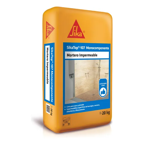 Sikatop 107 Monocomponente Mortero Impermeable 20 Kg
