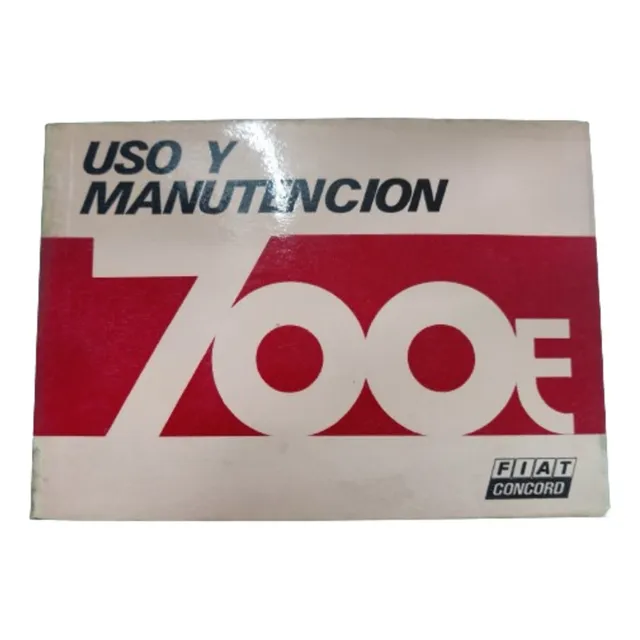 Manual Uso Y Manutencion Tractor 700e