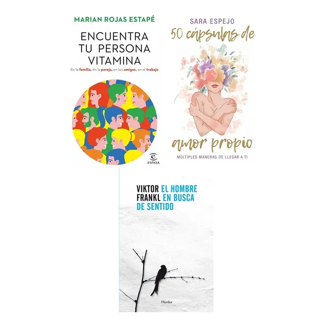 Persona Vitamina + El Hombre En Busca + 50 Capsulas De Amor