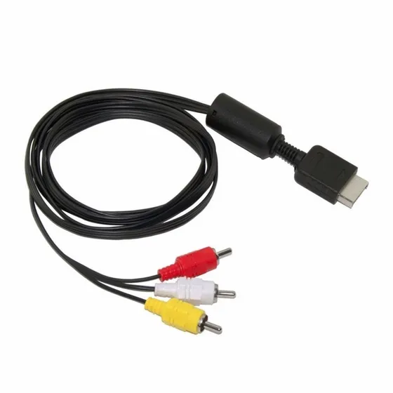 Cable Audio Video Rca A Tv Compatible Consolas Ps1 Ps2 Ps3 