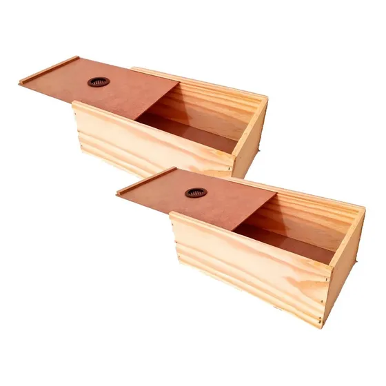 Kit/ 2 Caixas Para Criar Tenébrio Larvas Grande 