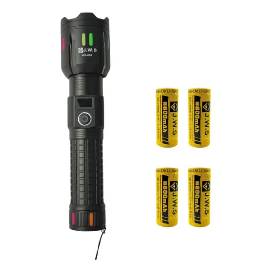 Lanterna Tática Led V3 Laser 4 Baterias Alcance 1.000 Mts