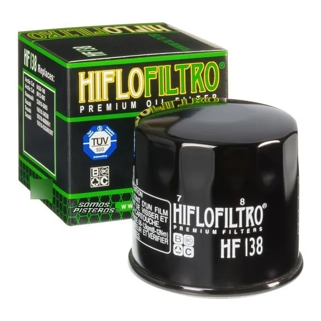 Filtro De Aceite Premium Hiflo Hf 138 Gsxr 600 750 1000 Suzu
