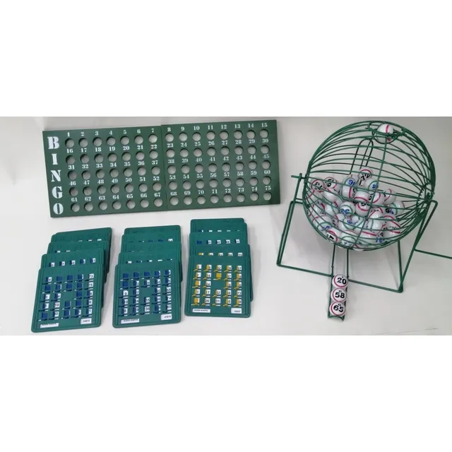Kit De Bingo Profesional Con 50 Tablas Plásticas. 