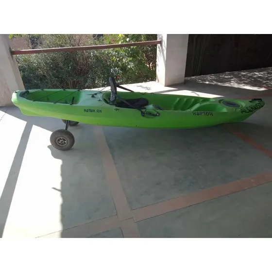 Raptor Rx Impecable C/ Asiento Rebatible Y Remo Aluminio