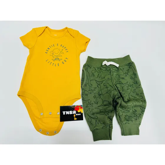 Terno Body Pantalón Conjunto Algodón Dos Piezas Niño