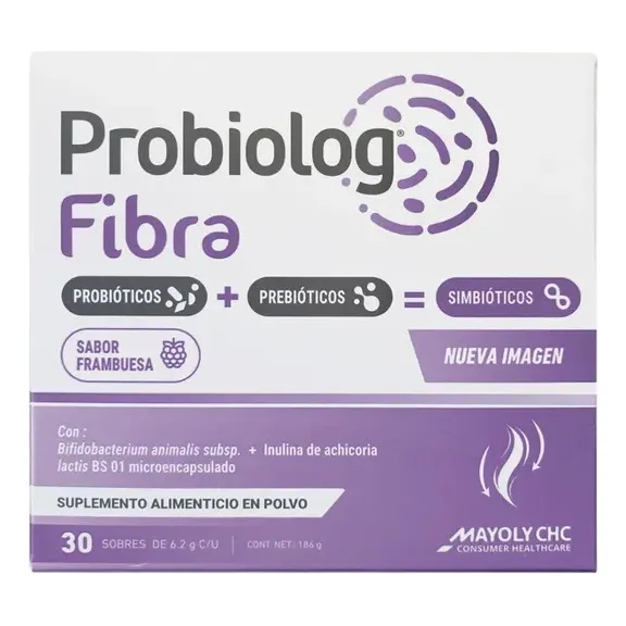 Probiolog Fibra Sabor Frambuesa 186g