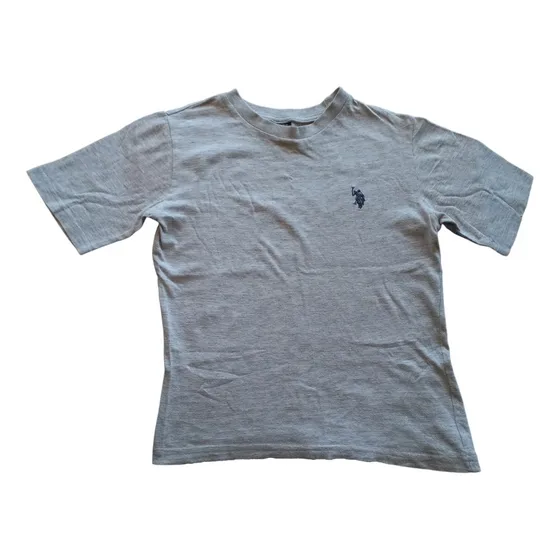 Franela Gris Claro Para Niños Talla 7 Polo Ralph Lauren