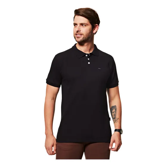 Camisa Polo Masculina Patch 2.0 Com Manga Curta Oakley