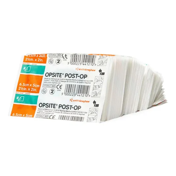 Opsite Post-op Apósito 6.5 Cm X 5 Cm. 10 Piezas