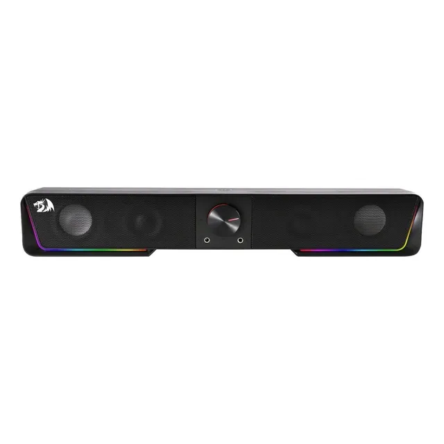 Altavoz Redragon Darknets Gs570 Rgb con barra de sonido, color negro