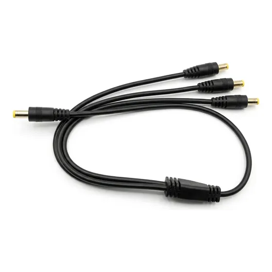 Cable Mini Ups, Camara Usb Dc 5,5_2,5mm, 30cm, 5v Negro | Mercado Libre