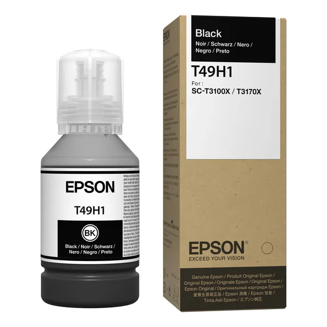 Tinta Epson T49h T49h100 Color Negro 140ml 1 Pieza