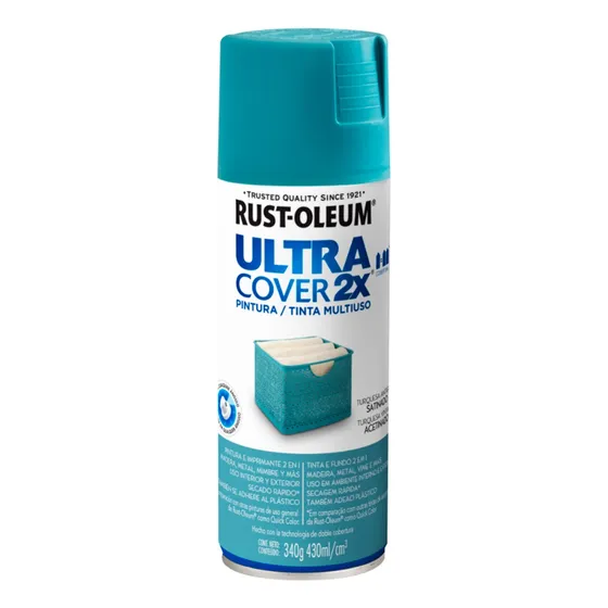 Rust-oleum Pintura Aerosol Multiusos 2x Turquesa Satin 340g