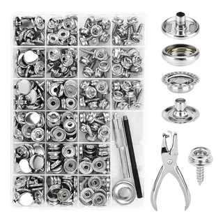 Kit De Broches Para Lona, Broches De Acero Inoxidable De Cal Kit De Broches Para Lona, Broches De Acero Inoxidable De Cal