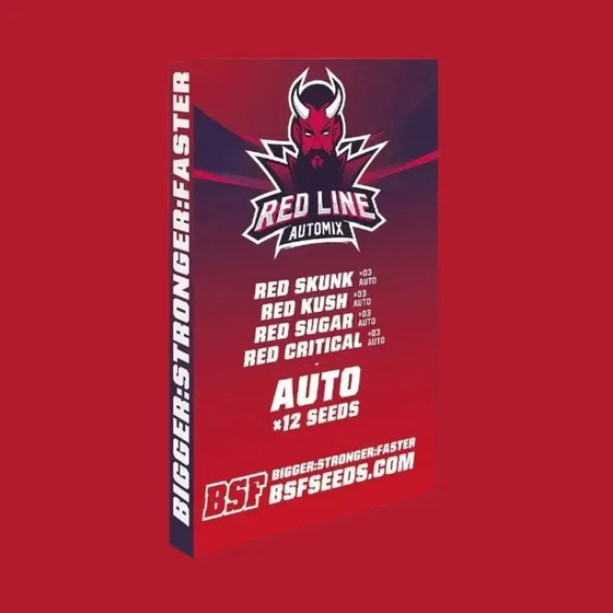 Promo Semilla Colección Red Line Auto Mix X12 Bsf Seeds