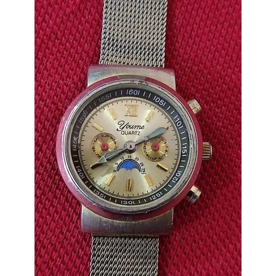 Reloj Youme Vintage Mujer, Mod. 1997, Color Dorado.