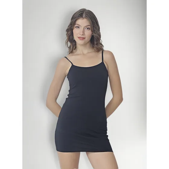 Vestido Algodon Liso Corto Moom