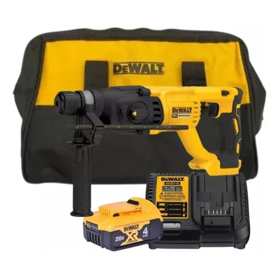 Martelete Bateria 20v 4ah Dewalt Rompedor Dch133 Bolsa